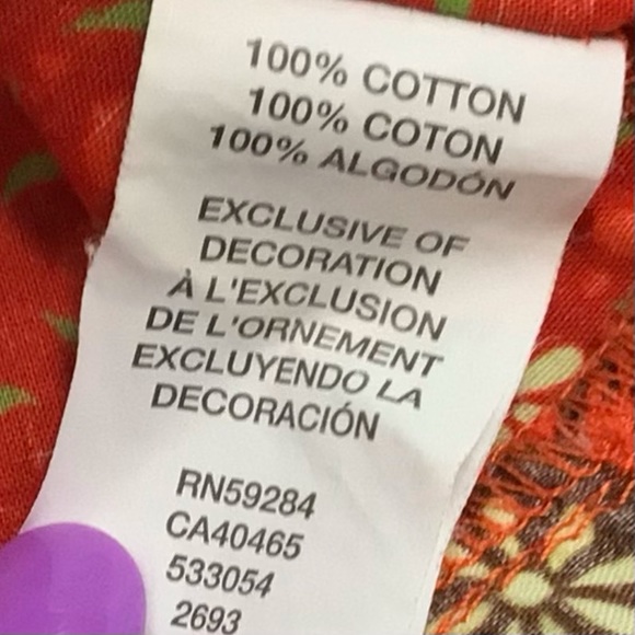 The Children’s Place Orange Floral Multicolor Cap Sleeve Casual Dress 3T - Picture 8 of 9